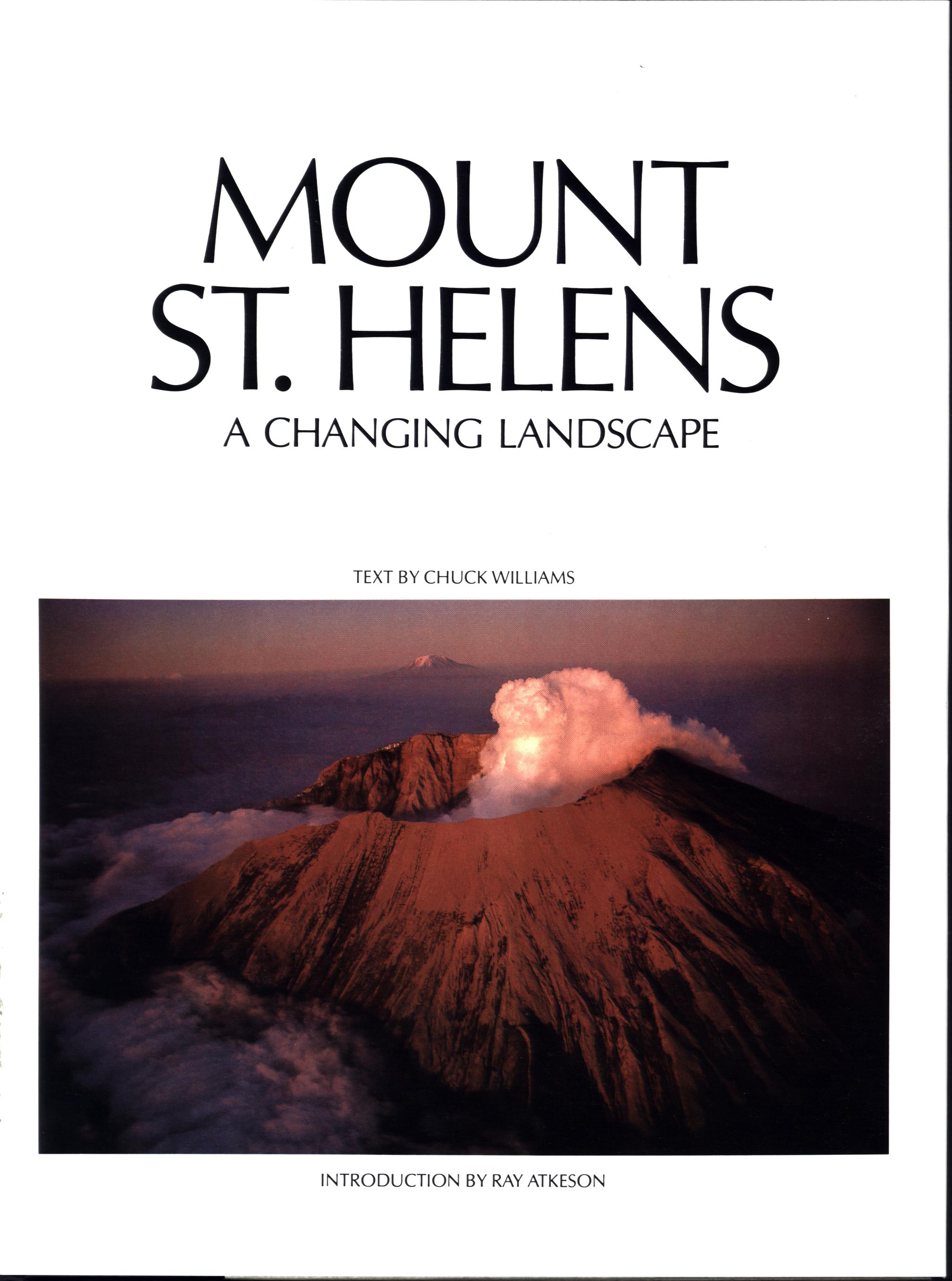 MOUNT ST. HELENS: a changing landscape.GRAR4927afrontcover
